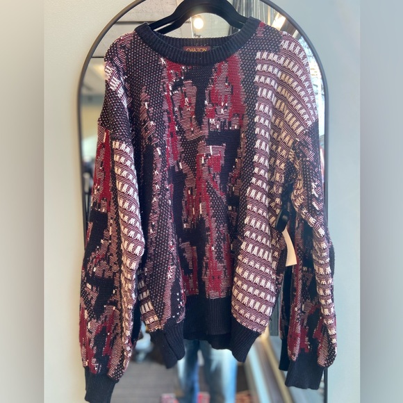 Vintage Oakton Acrylic Sweater Size L - Picture 1 of 5